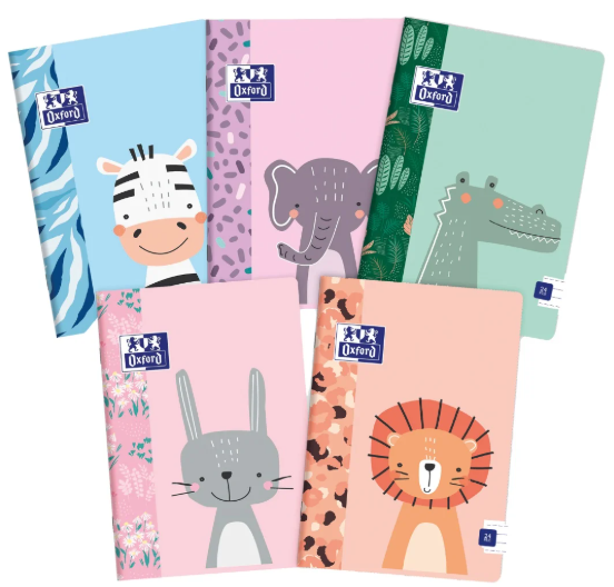 CAIET OXFORD, A5, 24 FILE, HARTIE OPTIK 90G/MP, TIP II, COLTURI ROTUNJITE, MOTIV KIDS 400192290
