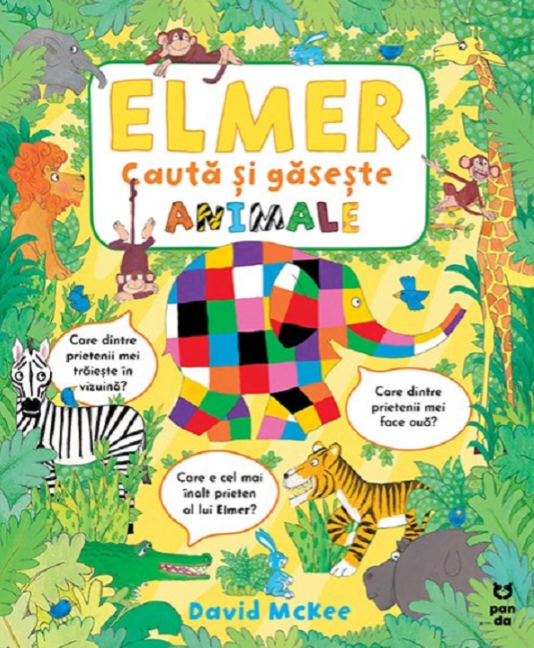 Elmer caută și găsește animale - David McKee