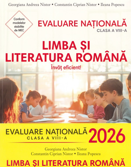Evaluare Nationala (2026). Limba si literatura romana clasa 8 - Editura Corint
