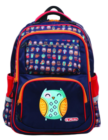 Rucsac Spark, sistem antigravitatie, motiv Happy Owls